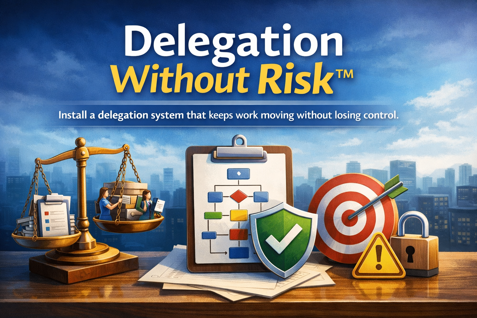 Delegation Without Risk logo